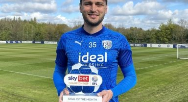 Okay Yokuşlu'nun golü, Championship'te ayın golü seçildi