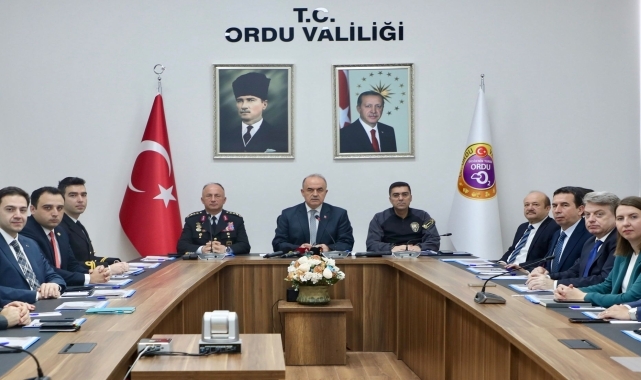 Ordu'da güvenlik asayiş ve koordinasyon toplantısı yapıldı