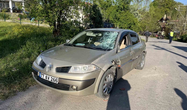 Otomobil ile ATV kafa kafaya çarpıştı: 2 yaralı