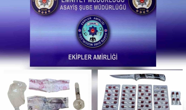 Polis denetiminde silah ve uyuşturucu madde ele geçirildi