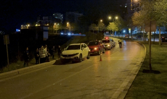 Samsun'da şarampole devrilen otomobilin sürücüsü yaralandı