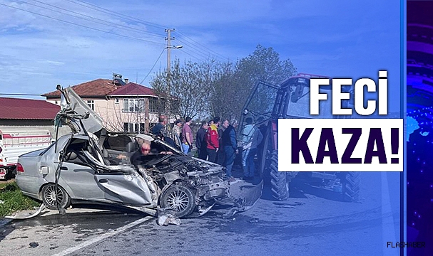 SAMSUN-SİNOP KARAYOLUNDA TRAFİK KAZASI!