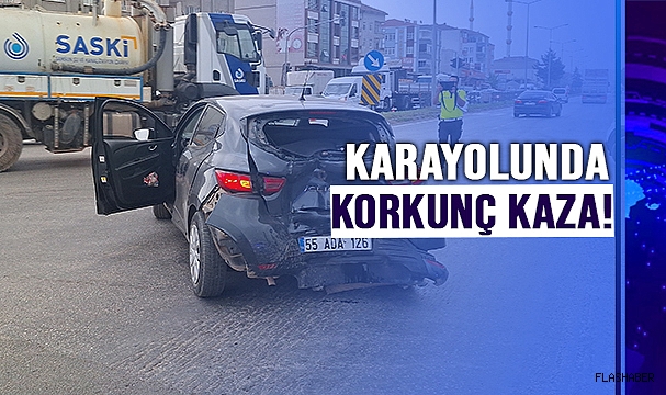 SAMSUN-SİNOP YOLUNDA TRAFİK KAZASI!