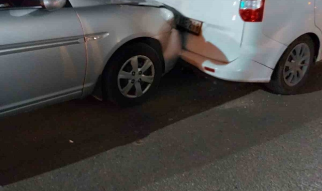 Siirt'te maddi hasarlı zincirleme trafik kazası