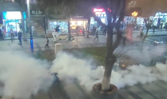 Siirt'te, Van olaylarını protesto eden gruba polis müdahalesi: 4 gözaltı