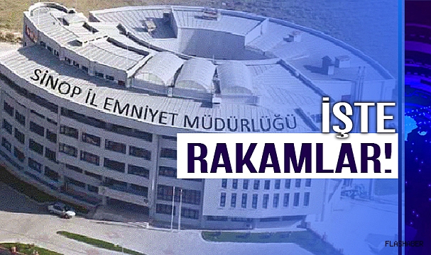 SİNOP’UN BİR AYLIK ASAYİŞ RAPORU YAYIMLANDI 