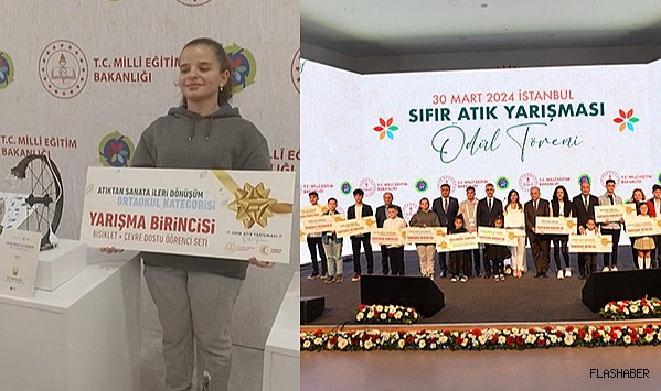 SİNOPLU ÖĞRENCİ ÖDÜLÜNÜ ALDI!