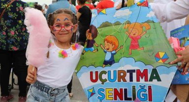 Söke'de çocuklar Uçurtma Şenliği ile çifte bayram yaşadı