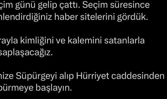 Sosyal medya üzerinden gazetecilere tehdit