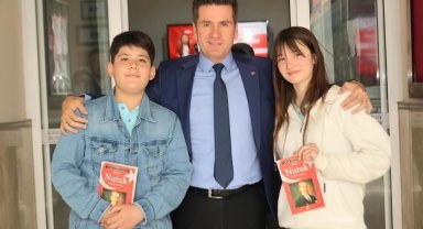 Tavas Belediye Başkanı Tatık makamı öğrencilere devretti