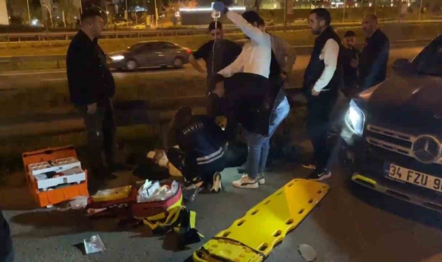 TEM Otoyolu'nda otomobil cipe arkadan çarptı: 1'i ağır 2 yaralı