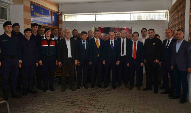 Terme'de bayramlaşma töreni