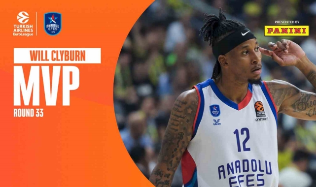 THY Euroleague'de 33. haftanın MVP'si Will Clyburn oldu