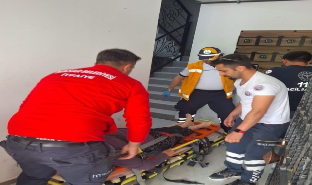 Tokat'ta evinde rahatsızlanan kadının yardımına itfaiye koştu