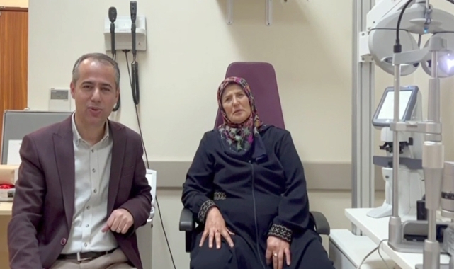 Tokat'ta iki gözü görmeyen kadın ameliyatla tek gözü görmeye başladı