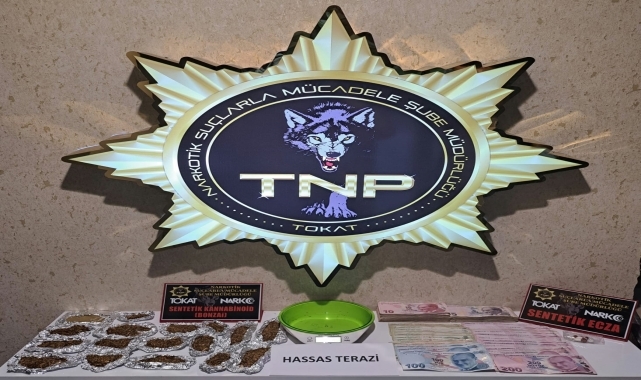Tokat'ta uyuşturucu operasyonunda yakalanan 2 kişi tutuklandı