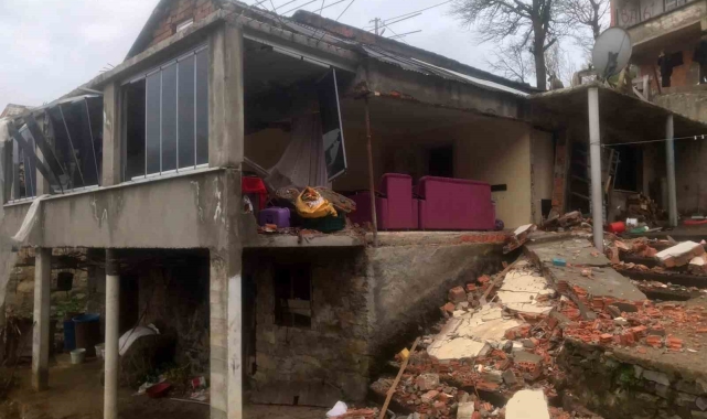 Trabzon'da tüpten kaynaklı patlama nedeniyle 1 kişi yaralandı