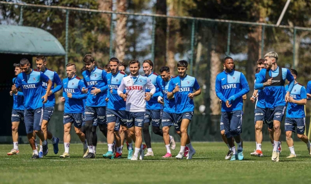 Trabzonspor, Konyaspor maçı hazırlıklarını tamamladı