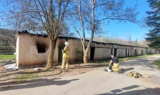 Tunceli'de korkutan yangın