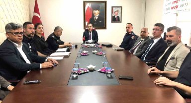 Turgutluspor - Batman Petrolspor maçı öncesi güvenlik toplantısı yapıldı