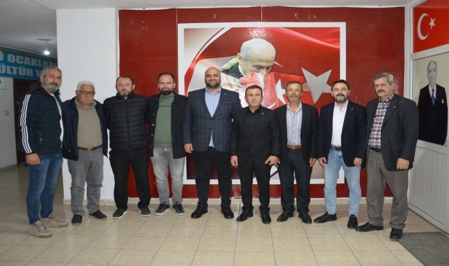 Türk Eğitim-Sen Samsun Şubesinden MHP Havza ilçe teşkilatına ziyaret