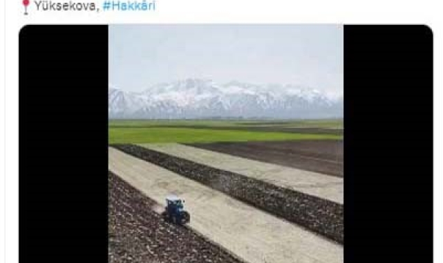 Vali Ali Çelik: "Yüksekova ovasında ekim başladı"