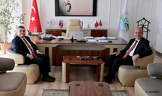 VALİ ÖZARSLAN’DAN BAŞKAN GÜRBÜZ’E İADE-İ ZİYARET!