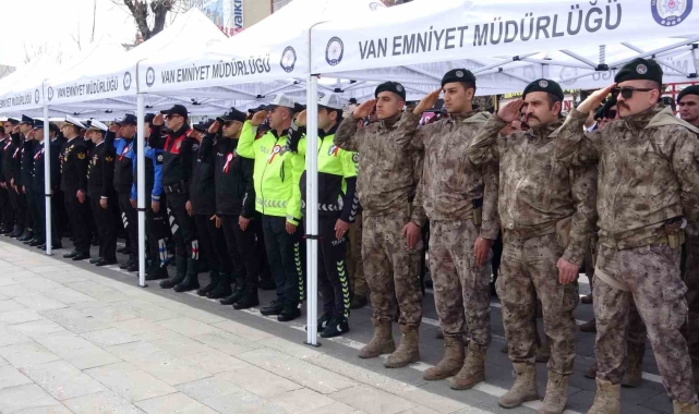 Van'da Türk Polis Teşkilatı'nın 179. kuruluş yıl dönümü kutlandı