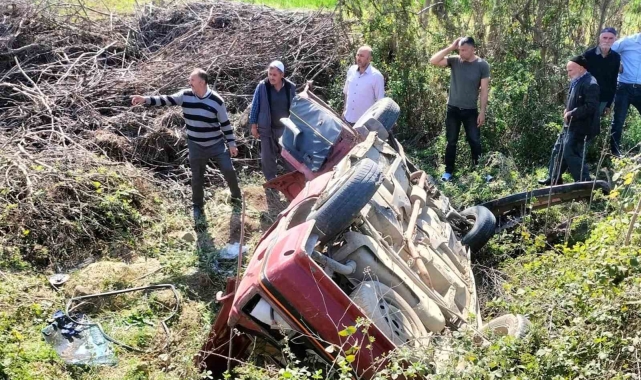 Vezirköprü'de trafik kazası: 2 yaralı
