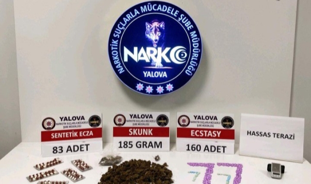 Yalova'da uyuşturucu operasyonlarında 2 tutuklama