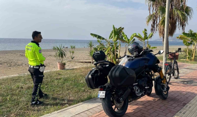 Yürüyüş yolunda bisiklet ve motosiklet kullananlara taviz yok