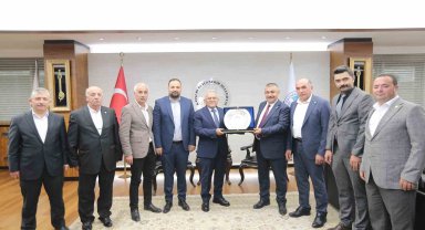 Ziraat odası başkanlarından Başkan Büyükkılıç'a hizmet teşekkürü