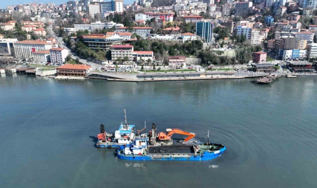 Zonguldak limanı teressübattan temizlenip derinleştiriliyor