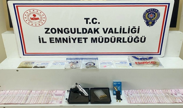 Zonguldak'ta uyuşturucu operasyonu: 4 gözaltı
