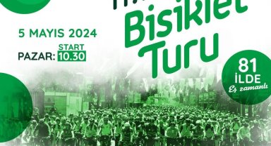 11. Yeşilay Bisiklet Turu 5 Mayıs Pazar günü düzenlenecek