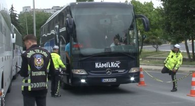 15 Temmuz Demokrasi Otogarı'nda emniyet kemeri denetimi