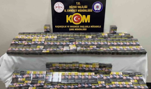 340 paket kaçak sigaraya el konuldu