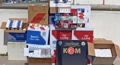 465 paket kaçak sigara ile 200 bin adet boş makaron ele geçirildi