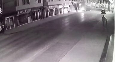 6 kişinin yaralandığı kaza anı kamerada