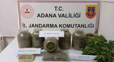 Adana'da bidonlara saklanmış uyuşturucu madde ele geçirildi