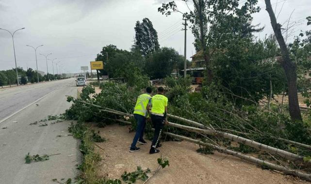 Afyonkarahisar'da kötü hava şartları hayatı olumsuz etkiledi