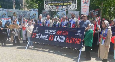 AK Partili kadınlar, Gazzeli anneler için açıklama yaptı