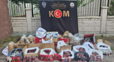 Aksaray'da kaçak tütün operasyonu: 2 gözaltı