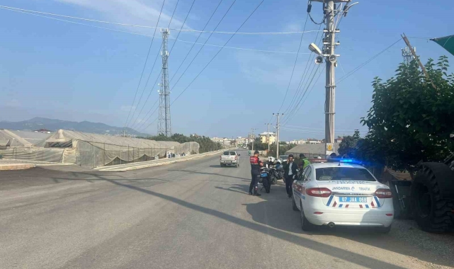 Alanya'da 9 araca trafikten men cezası