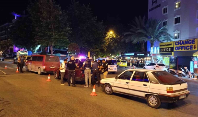 Alanya'da genel asayiş uygulaması yapıldı