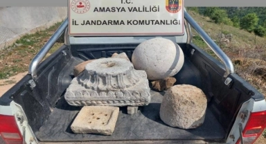 Amasya'da tarihi eser operasyonunda 1 şüpheli yakalandı