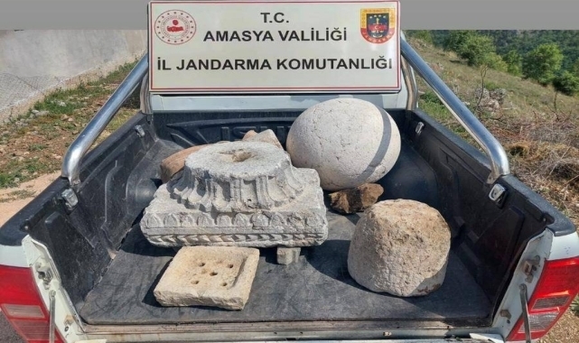 Amasya'da tarihi eser operasyonunda 1 şüpheli yakalandı