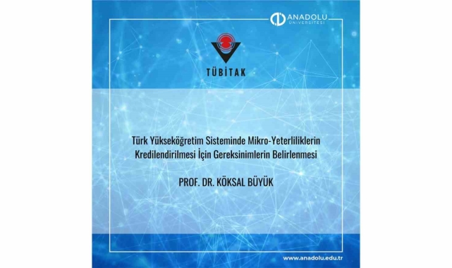 Anadolu Üniversitesi ekibinden öğrencilerin eğitim hedefleri için TÜBİTAK projesi