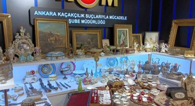 Ankara'da 50 milyon lira değerinde tarihi eser ele geçirildi