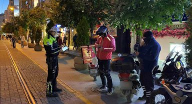 Araç trafiğine kapalı bölgeleri kullanan motosiklet ve motorlu bisiklet sürücülerine 108 bin 856 TL ceza kesildi
